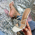 Summer Narrow Band Butterfly-knot Slippers for Women