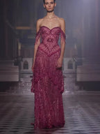 Coralise Crystal Evening Dress