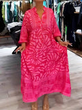 | Tidal Print Loose Dress