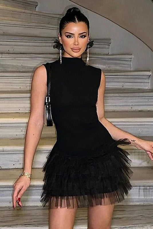 Sleeveless Bodycon Mini Dress