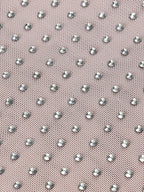 Sparkling Elegant Rhinestone Mesh Halter Backless Party Dress