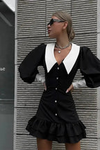 Patchwork Mini Dress