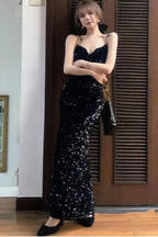 Sequins Mermaid Maxi Dress