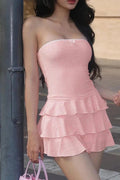 Strapless Slim Bodycon Mini Dress