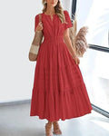 | Maxi Dress in Delicate Layers