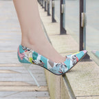 11cm High Heel Sweet Style Pointy Toe Stilettos Shoes for Women