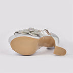 Crystal Flower Buckle Strap Women Sandals