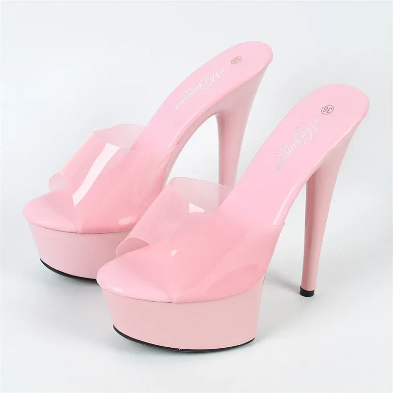 Sexy Ultra Stiletto Heels Women Slippers