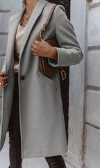 | Women's Double-Breasted Long Coat