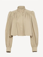 Edie Cropped Bomber Jacket
