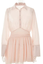 Elegant Loose Fit Mini Dress