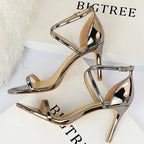 Sparkle Sequins Stiletto Heels Women Pumps - 10 cm Sexy High Heels