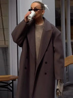 Sienna - Turn-Down Collar Coat