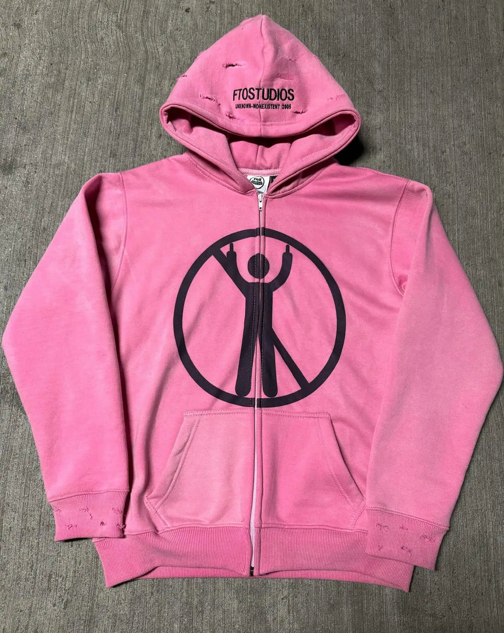 Punk Grunge Oversized Hoodie