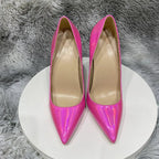 Olive Green Pointy Toe High Heel Stiletto Pumps for Women Celebrity Party Slip On