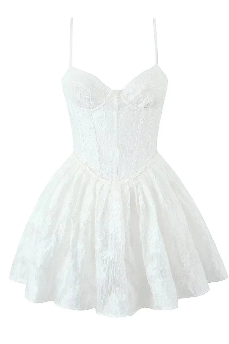 Slim Fit Sleeveless Patchwork Mini Dress