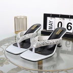 Stylish summer stiletto high heel sandals for women