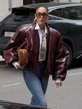Lady Retro Solid Color Stand Up Collar Pilot Jacket Fashion New Long Sleeved Zipper Jackets High Street Women Commuter Coat
