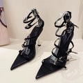 Narrow Band Women Sandals with New Design Buckle