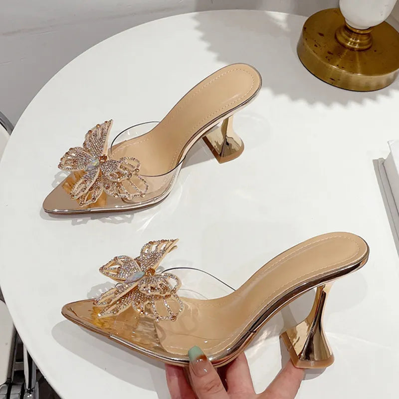 Summer High Heels Slippers for Sexy Street Style Woman