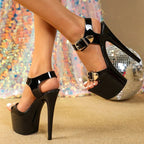 Peep Toe Ultra High Heels Sandals for Women