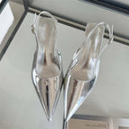 Spring Buckle Strap Women Pumps Pointed Toe Low Heels