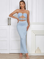 Martha Strapless Sequin Dress