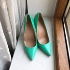 Mint Green Pointy Toe High Heel Shoes - 8cm, 10cm, 12cm