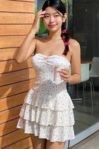 Off-Shoulder Strapless Mini Dress