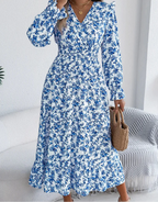 | Dress in Autumn Garden Print