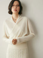 | Women's Wrap Crossover Sweater