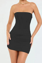 Strapless Slim Mini Dress