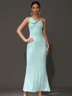Zoey Sequin Gown Dress