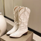| Western Cowboy Boots in Autumn Color
