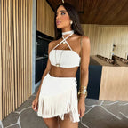 Caroline Luxe Polyester Beach Dress for Summer Occasions Elevated Occasion Wear