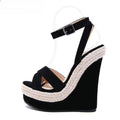 Summer Peep Toe Sandals Women Shoes High Heels 15CM