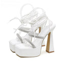 Crystal High Heels Sandals for Women