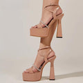 Chunky Platform High Heel Fashion Sandals for Women