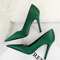 Silk High Heel Stiletto Party Shoes for Women