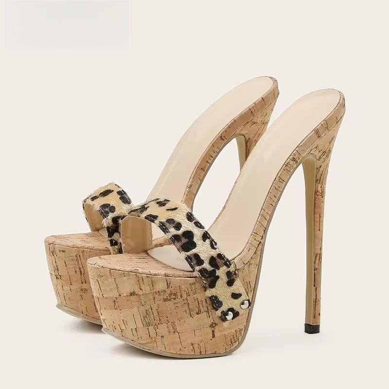 Summer Extreme Platform High Heels Slippers for Women