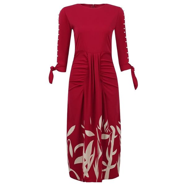 Lucrecia Timeless Fashionable Floral Dress Statement Occasion Edit