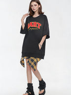 Simpson American Preppy Style Oversized T-shirt