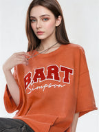 Simpson American Preppy Style Oversized T-shirt