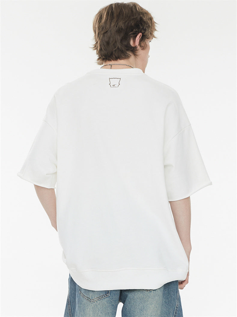 Simpson American Preppy Style Oversized T-shirt