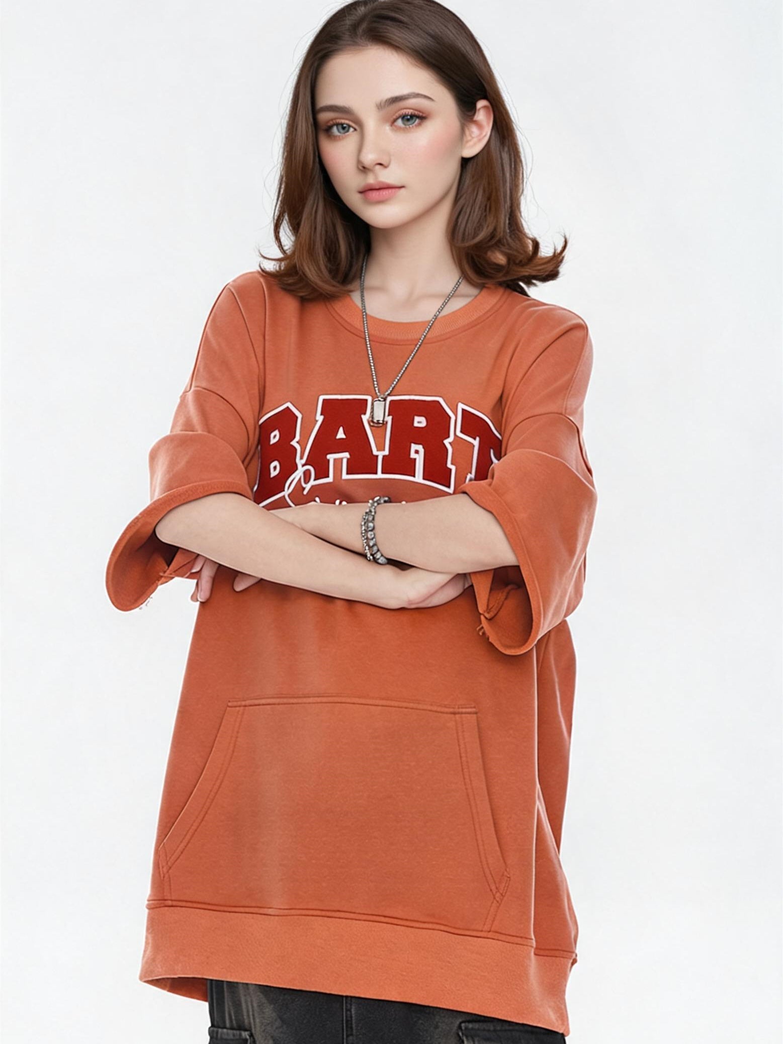 Simpson American Preppy Style Oversized T-shirt