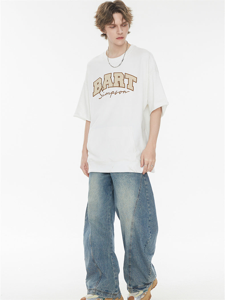 Simpson American Preppy Style Oversized T-shirt