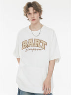 Simpson American Preppy Style Oversized T-shirt