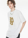 High Street Loose-fitting T-shirt With Large Symbol Print