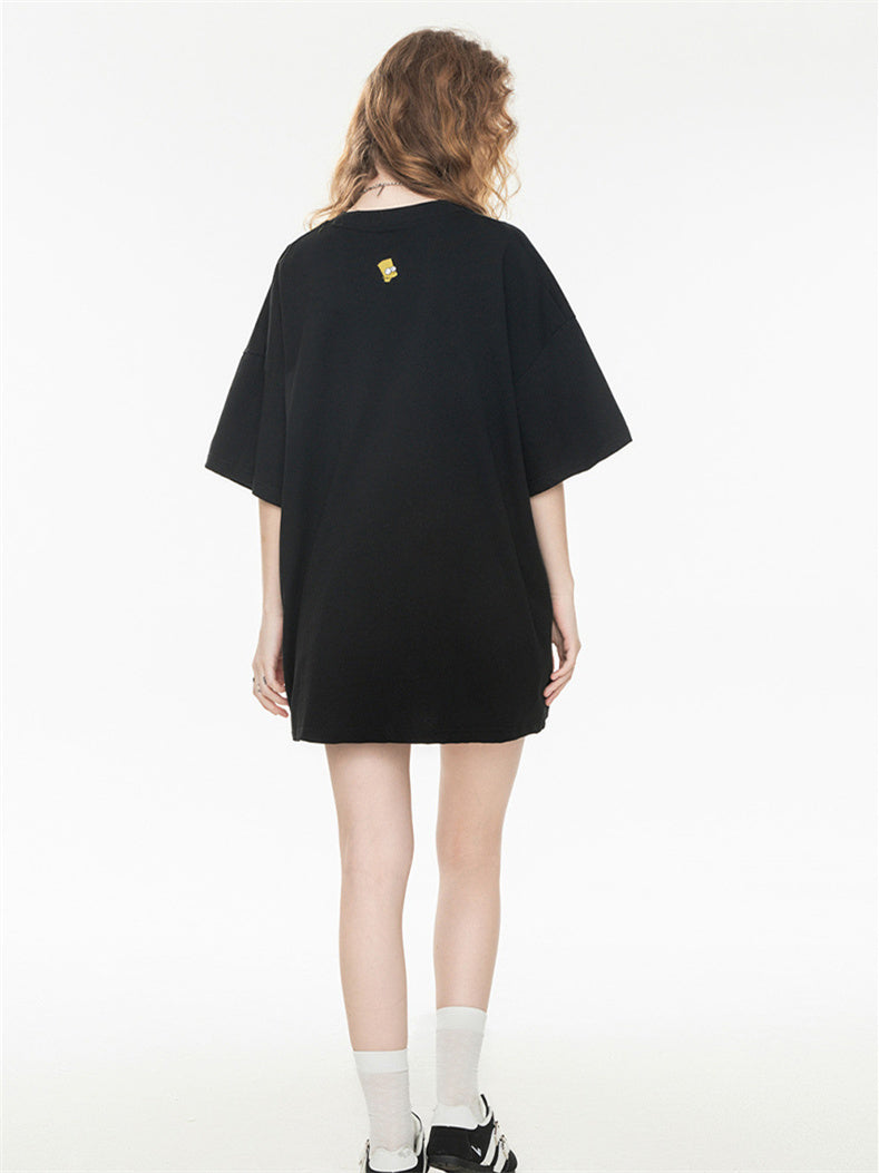 High Street Loose-fitting T-shirt With Large Symbol Print