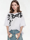 American Street Style Cartoon Graffiti Oversized T-shirt